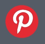 pinterest social media icon